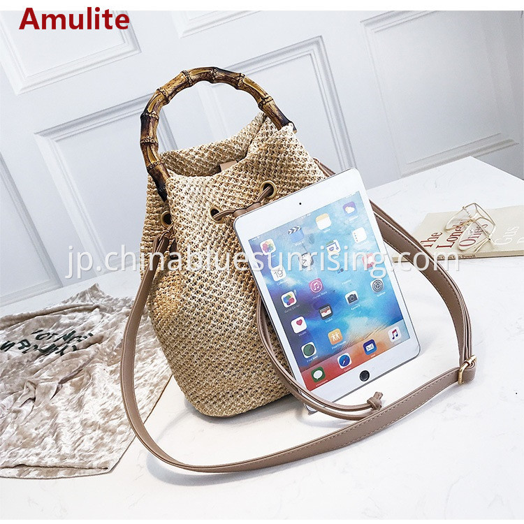 new fashion bucket bag woven straw bag